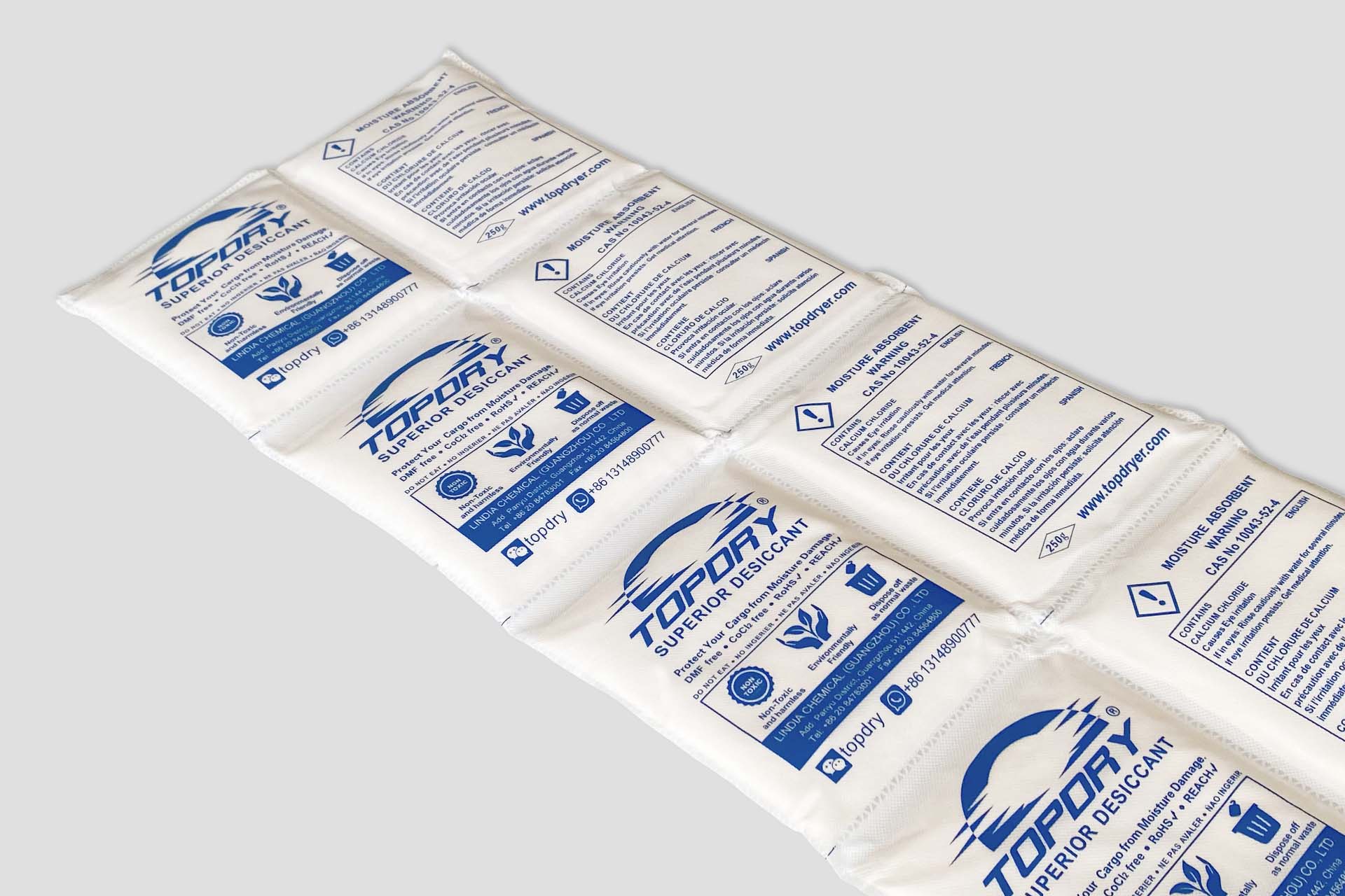Topdry平放式集裝箱干燥劑